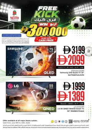 Nesto UAE  Smart TV & Electronics Deals | Biggest Deals Today flyer cover