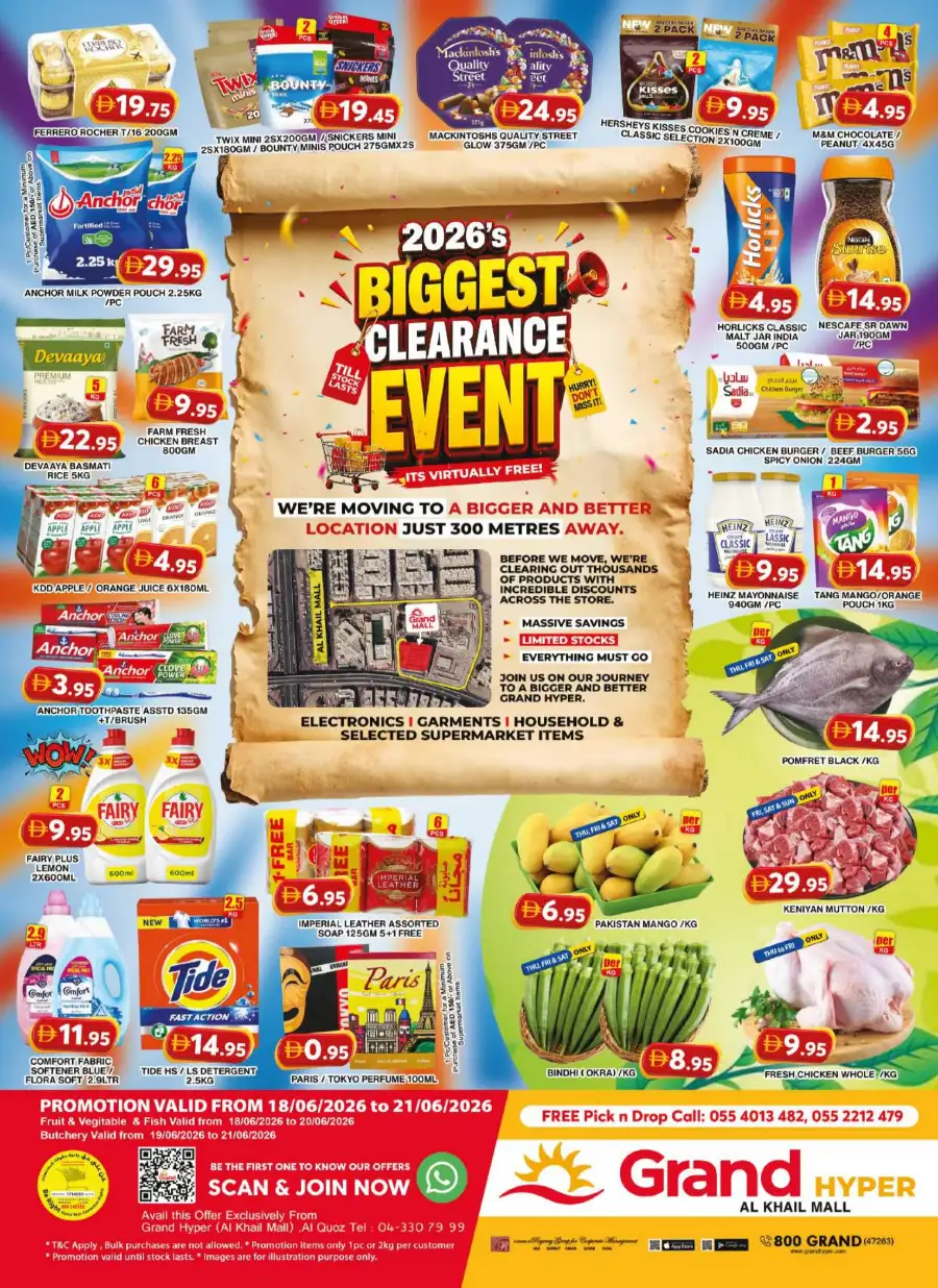 Grand Hyper Al Khail Mall, Dubai Clearance Sale | Latest Catalogue page 1