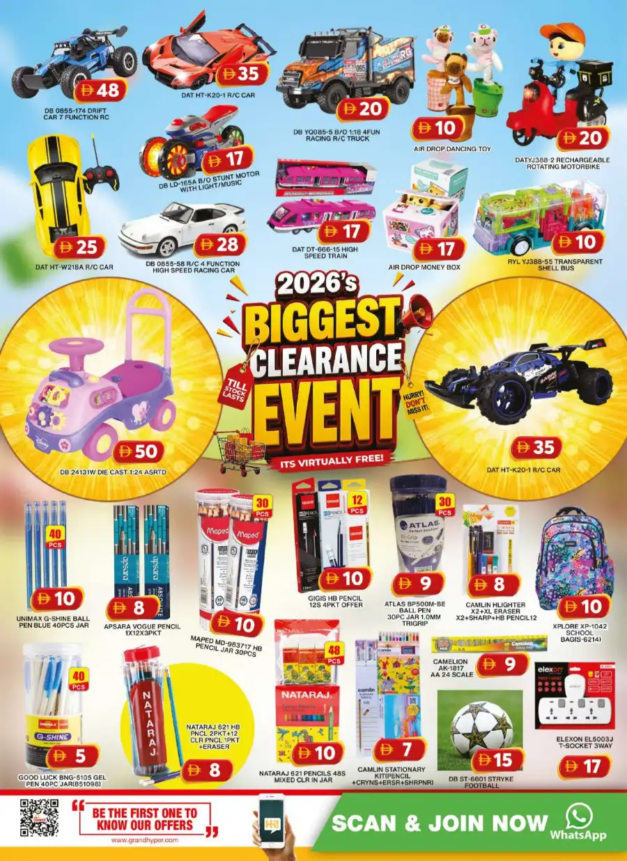 Grand Hyper Al Khail Mall, Dubai Clearance Sale | Latest Catalogue page 13