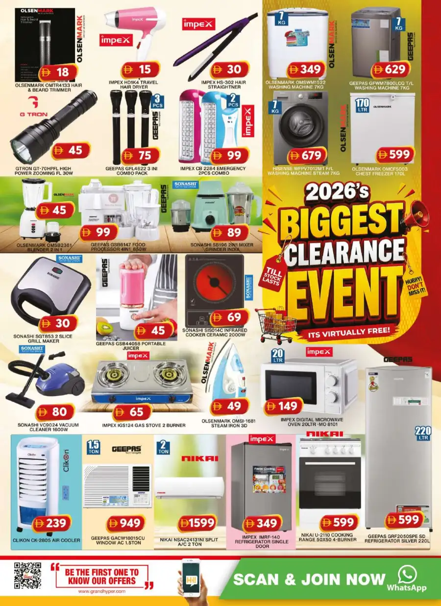 Grand Hyper Al Khail Mall, Dubai Clearance Sale | Latest Catalogue page 15