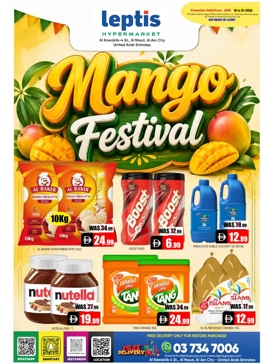 Leptis Hypermarket Al Ain Mango Festival Deals | Save Today page 1