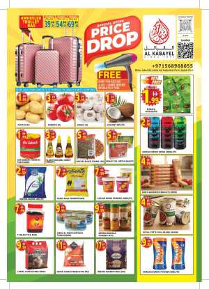Al Kabayel Dubai Price Drop Offers | Shop Today flyer cover