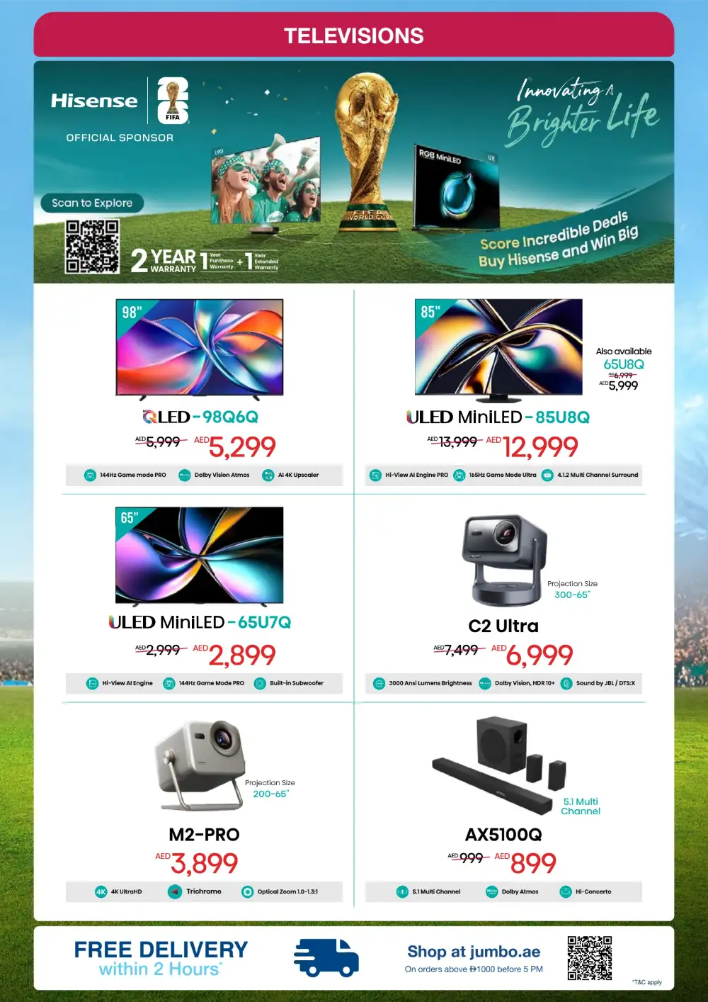 Jumbo Electronics UAE Top TV & Appliance Offers | Latest Price & Leaflets page 8