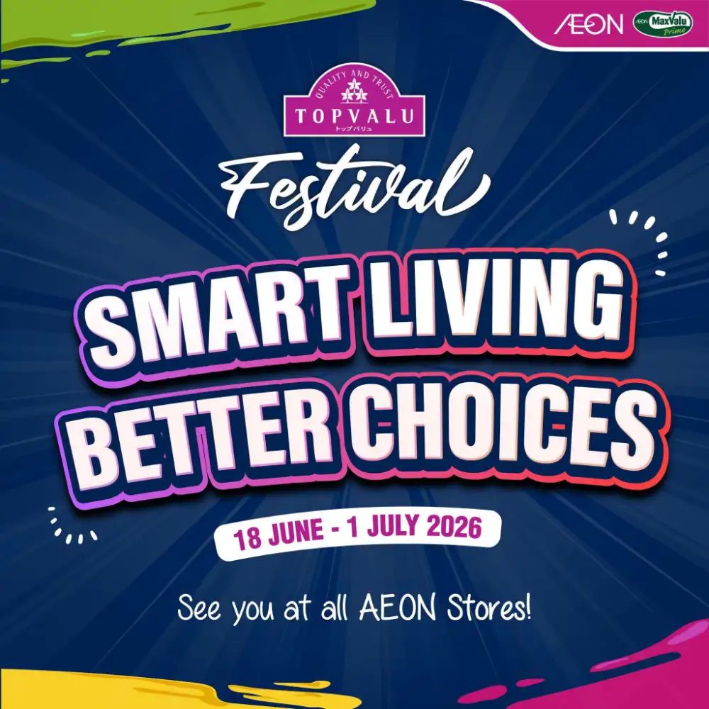 AEON Topvalu Festival Smart Living Promotion | Latest Price & Catalogue page 1