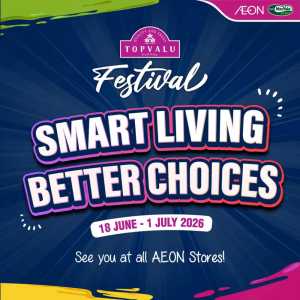 AEON Topvalu Festival Smart Living Promotion | Latest Price & Catalogue flyer cover