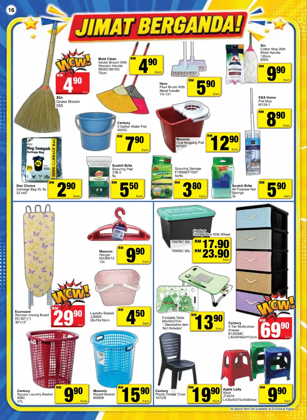 Econsave Malaysia Cantik Bergaya Promotion Sale | Latest Price & Catalogue page 16