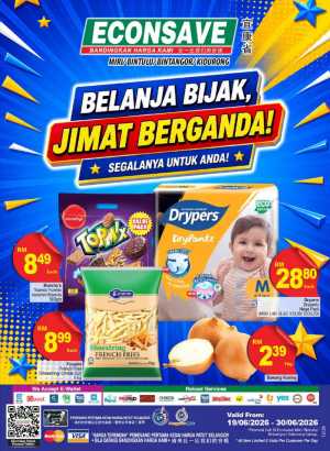 Econsave Sarawak Belanja Bijak Promotion | Latest Catalogue flyer cover