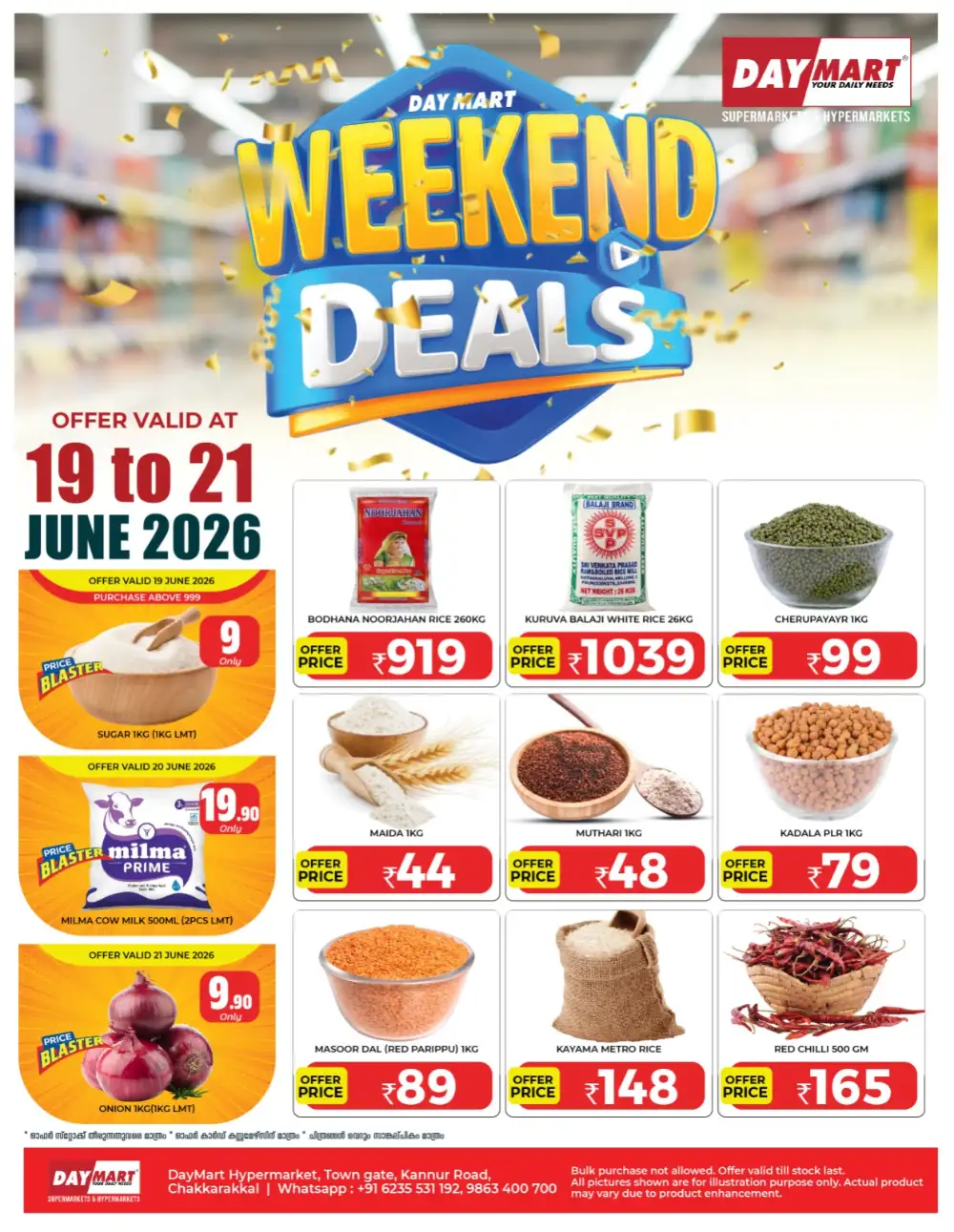 Daymart Chakkarakkal Weekend Offers | Shop Today page 1