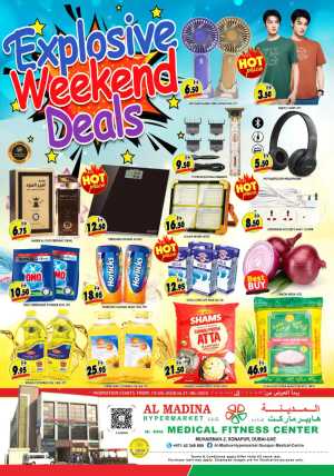 Al Madina Sonapur Explosive Weekend Deals | Biggest Deals Today flyer cover