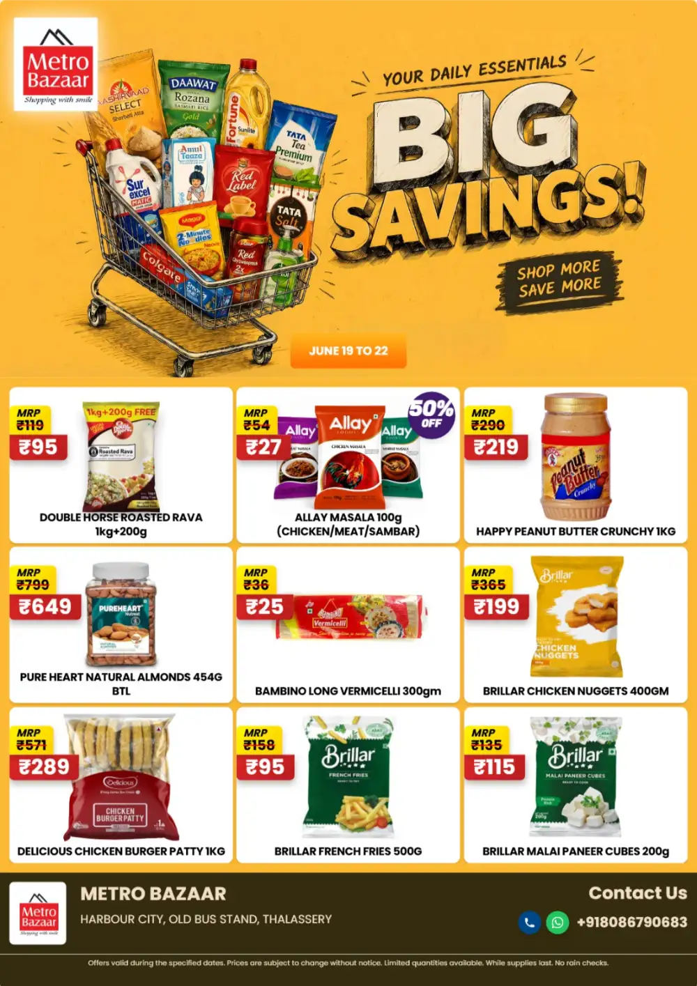 Metro Bazaar Daily Essentials Grocery Offers | Save Today page 3