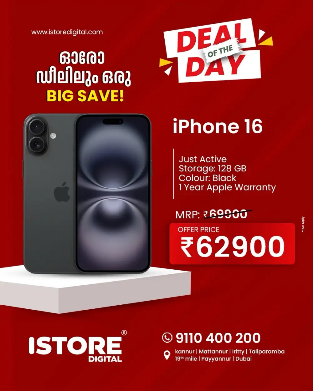 iStore Digital iPhone 16 Deal of the Day | shop today page 2