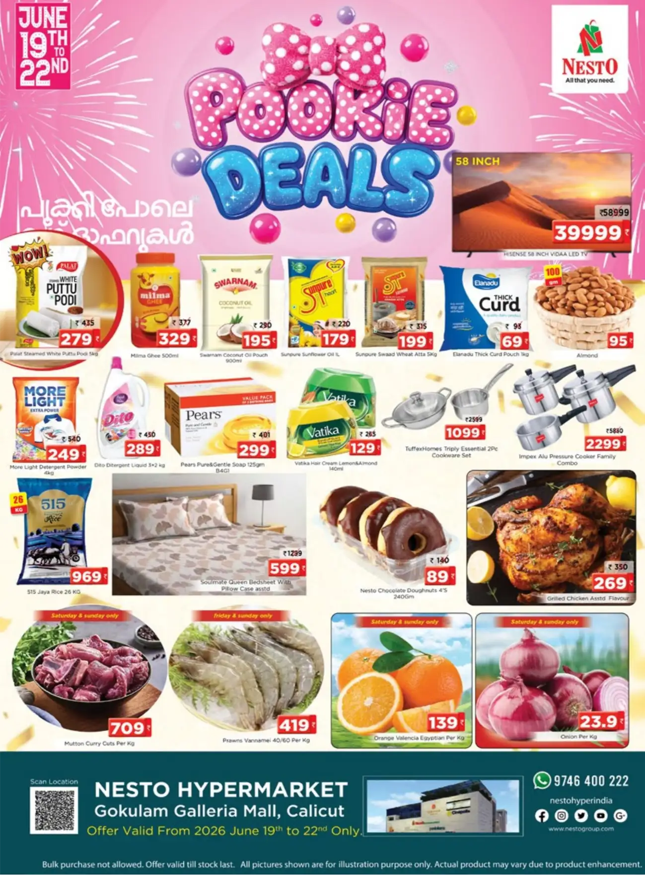 Nesto Gokulam Mall Calicut Pookie Deals | Save Today page 1