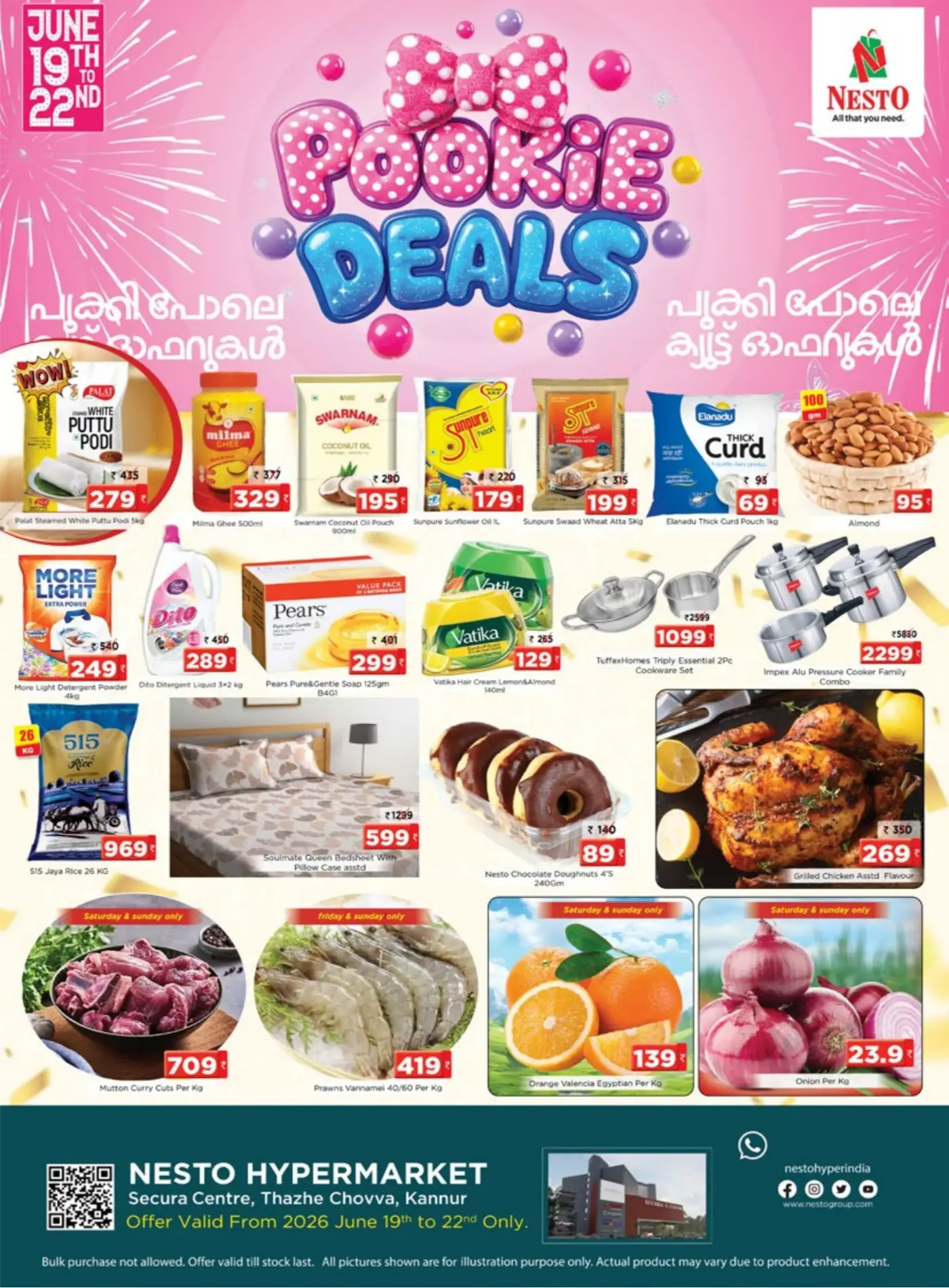 Nesto Kannur Secura Centre Pookie Deals | biggest deals today page 1
