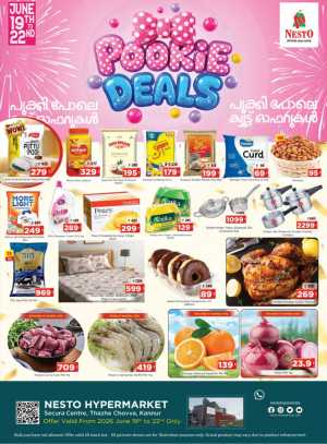Nesto Kannur Secura Centre Pookie Deals | biggest deals today flyer cover