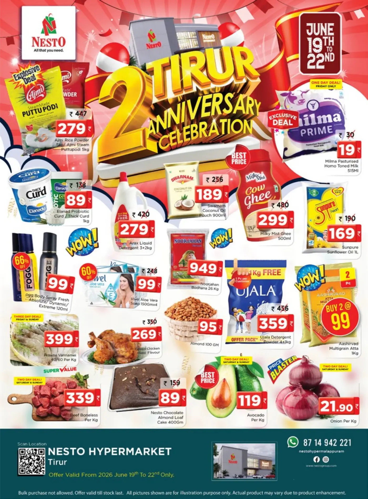 Nesto Tirur Anniversary Sale Offers | Live Deals page 1