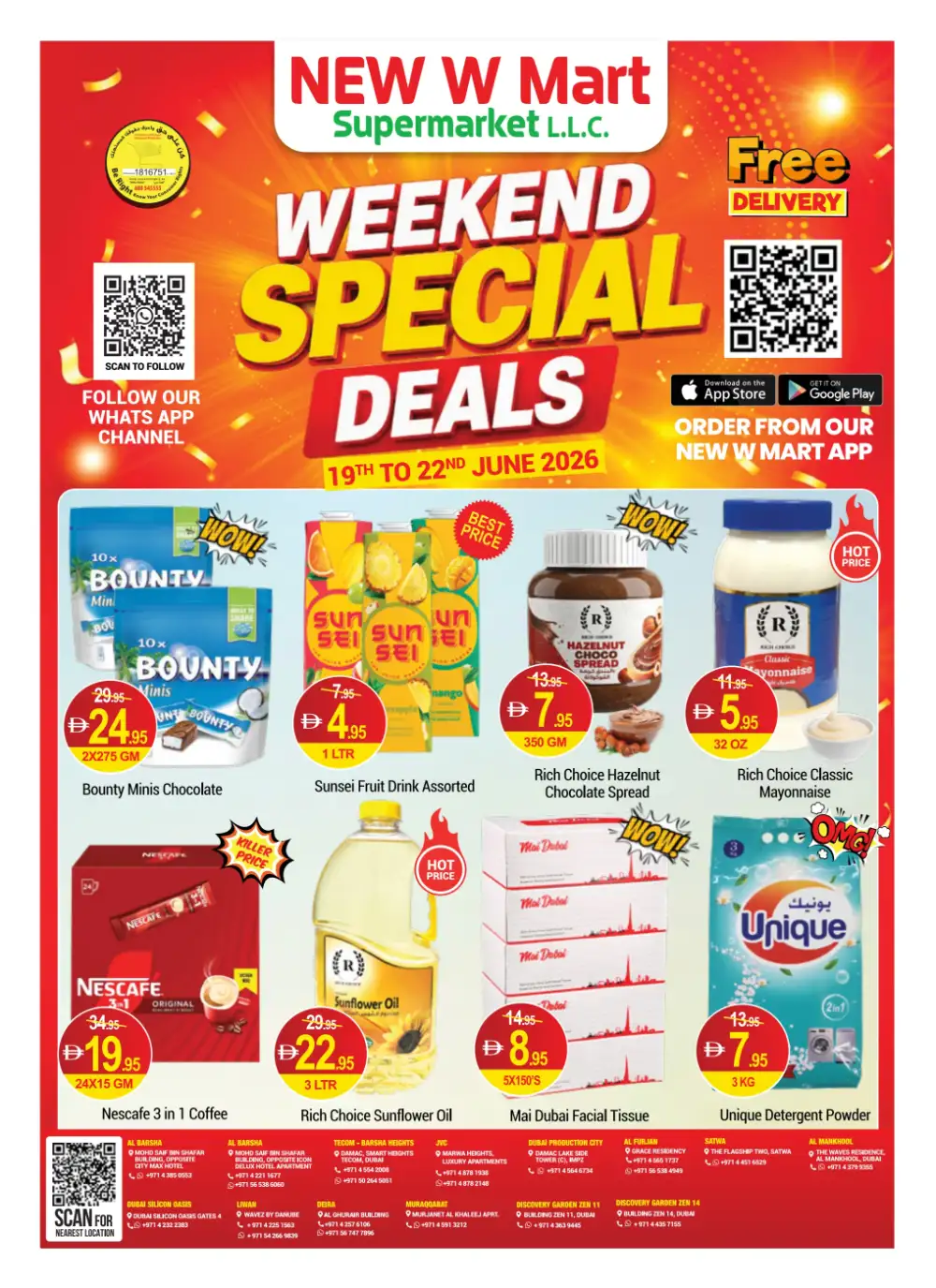 New W Mart Dubai Weekend Special Deals | Latest Leaflets page 1