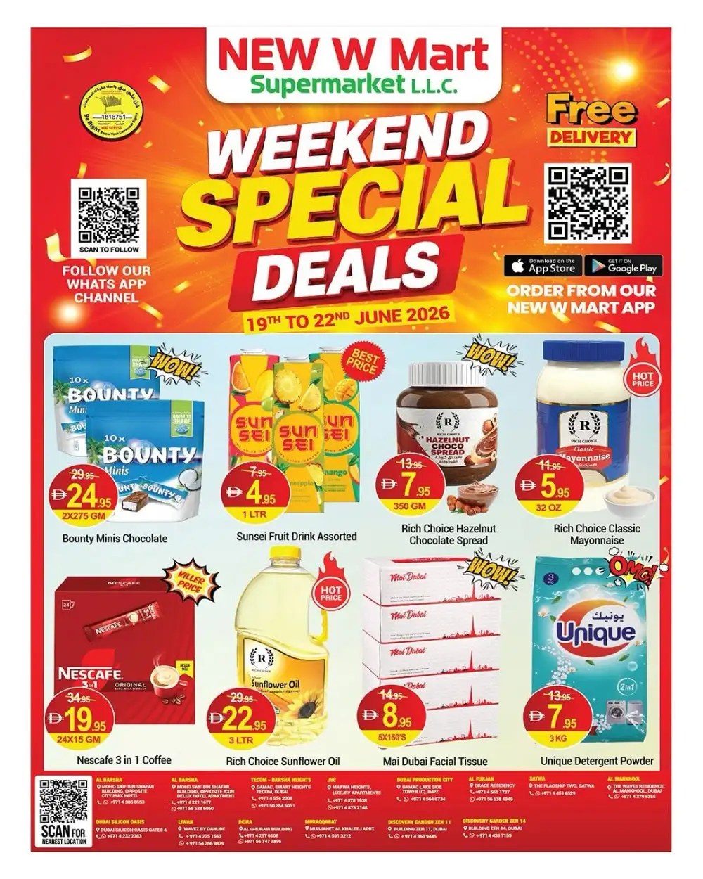 New W Mart Weekend Special Deals 2026 | biggest deals today page 1