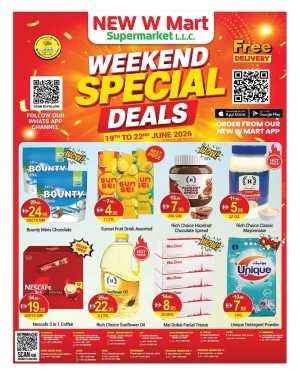 New W Mart Weekend Special Deals 2026 | biggest deals today flyer cover