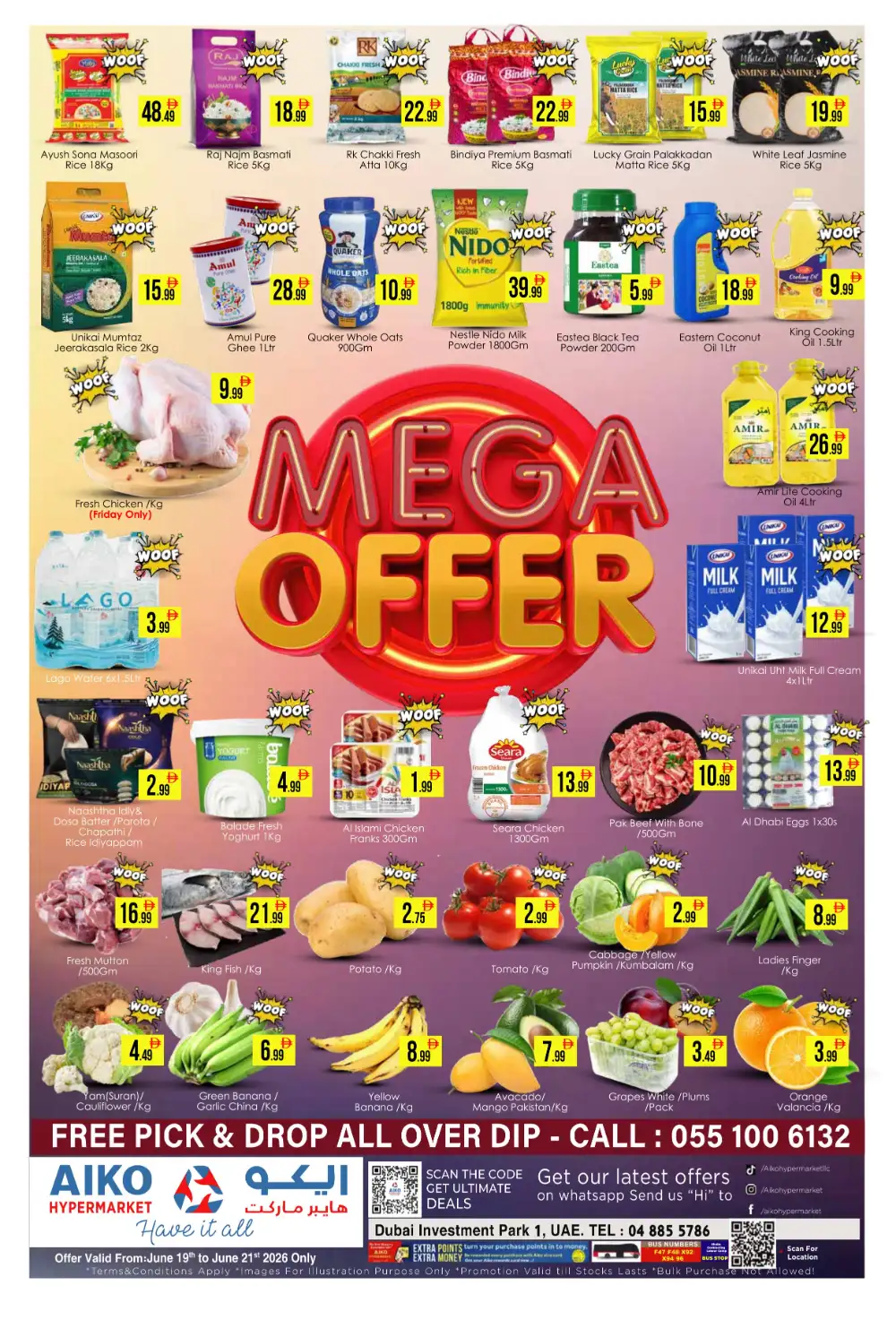 Aiko Hypermarket DIP Mega Offer | Latest Leaflets page 1