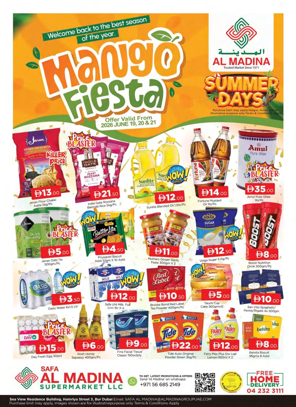 Safa Al Madina Dubai Mango Fiesta Offers | Latest Leaflets page 1
