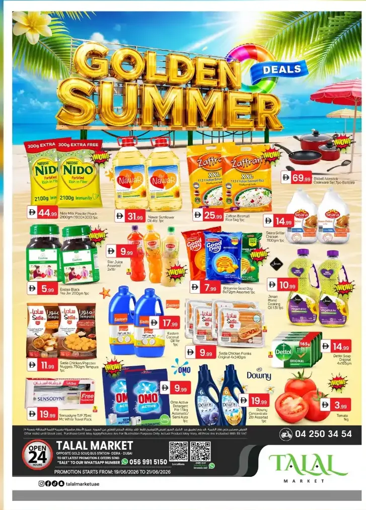 Talal Market Dubai Golden Summer Deals | Latest Leaflets page 1
