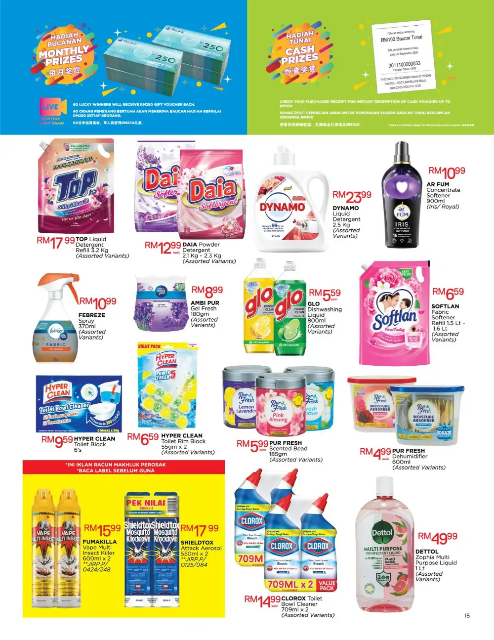 Pacific Malaysia Anniversary Super Deals | View Price Catalogue page 15
