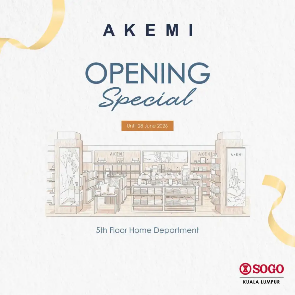 SOGO Kuala Lumpur Akemi Opening Special | Latest Catalogue page 1