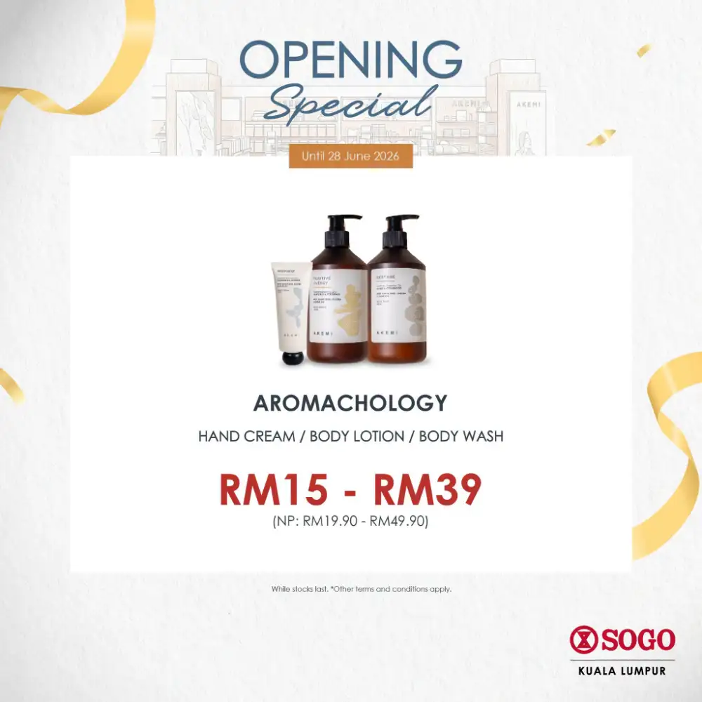 SOGO Kuala Lumpur Akemi Opening Special | Latest Catalogue page 16