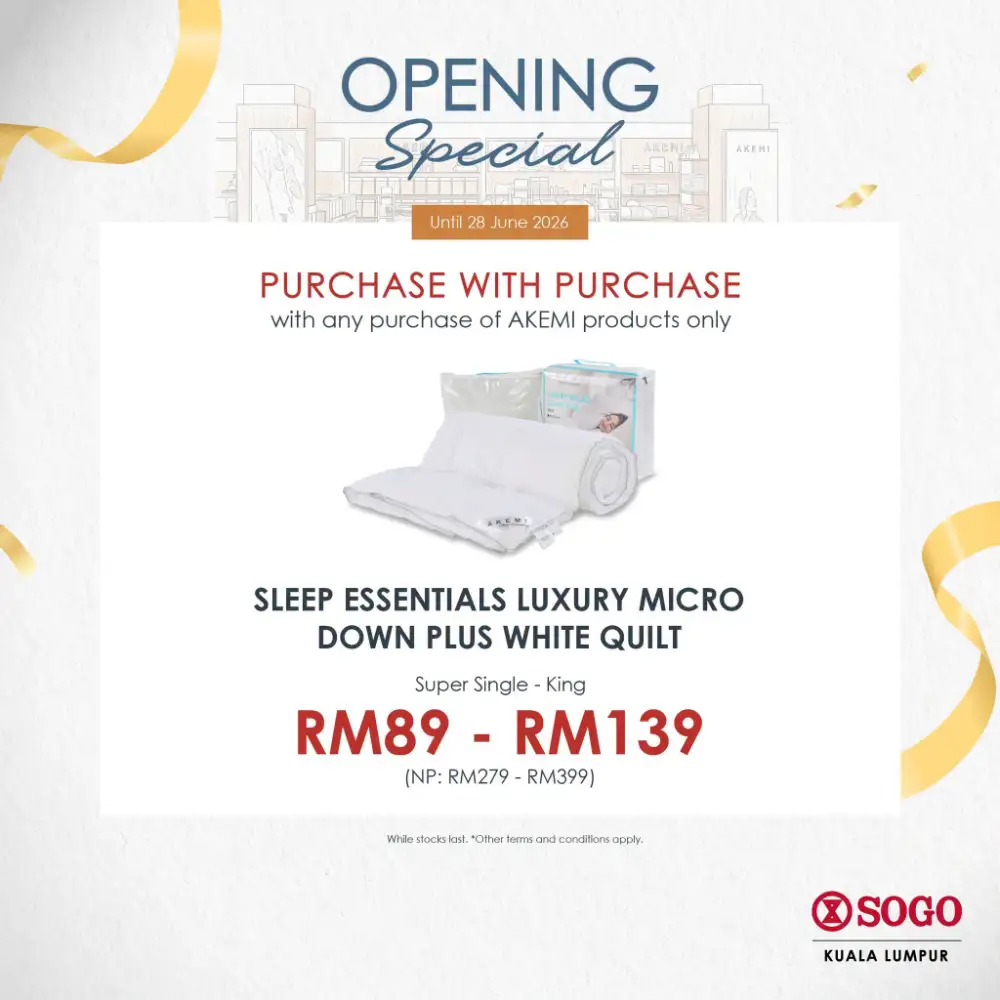 SOGO Kuala Lumpur Akemi Opening Special | Latest Catalogue page 5