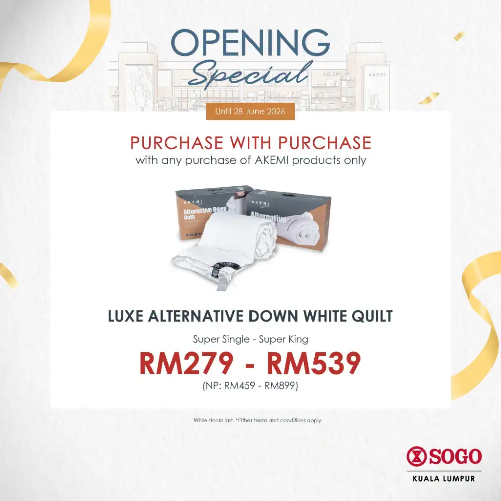 SOGO Kuala Lumpur Akemi Opening Special | Latest Catalogue page 6