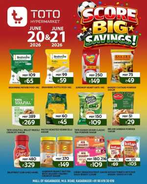 Toto Hypermarket Kasaragod Score Big Savings Deals | Live Deals flyer cover