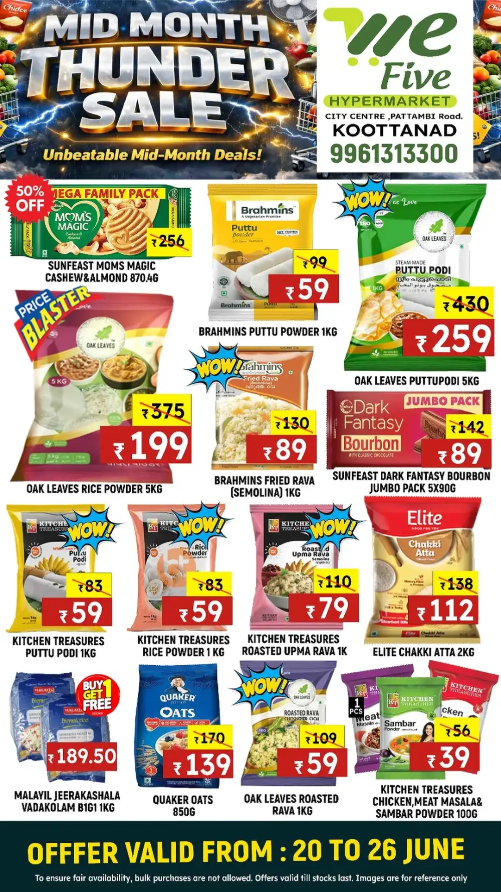 We Five Hypermarket Mid Month Thunder Sale | Biggest Deals Today page 1