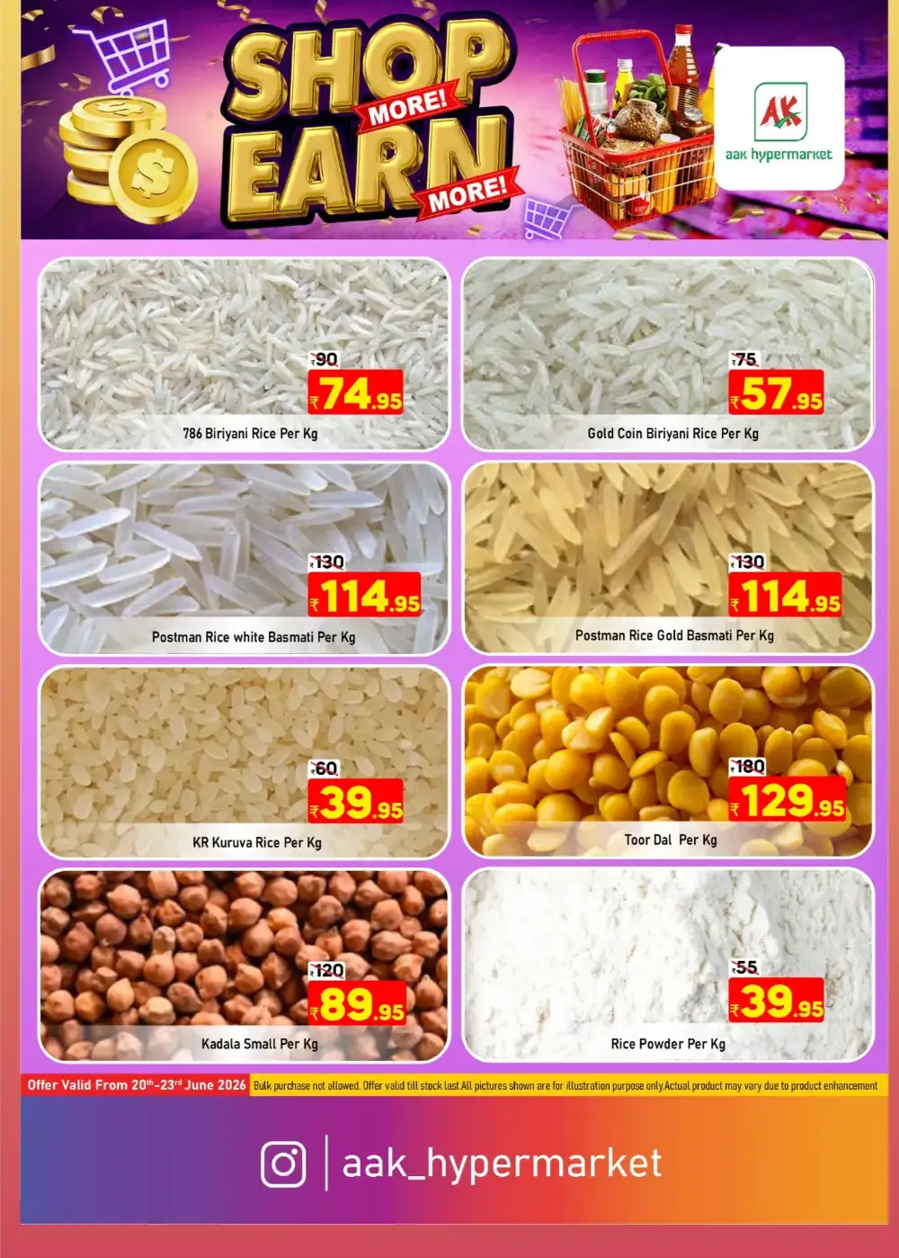 AAK Hypermarket Puthanathani Shop More Earn More Sale | Biggest Deals Today page 18
