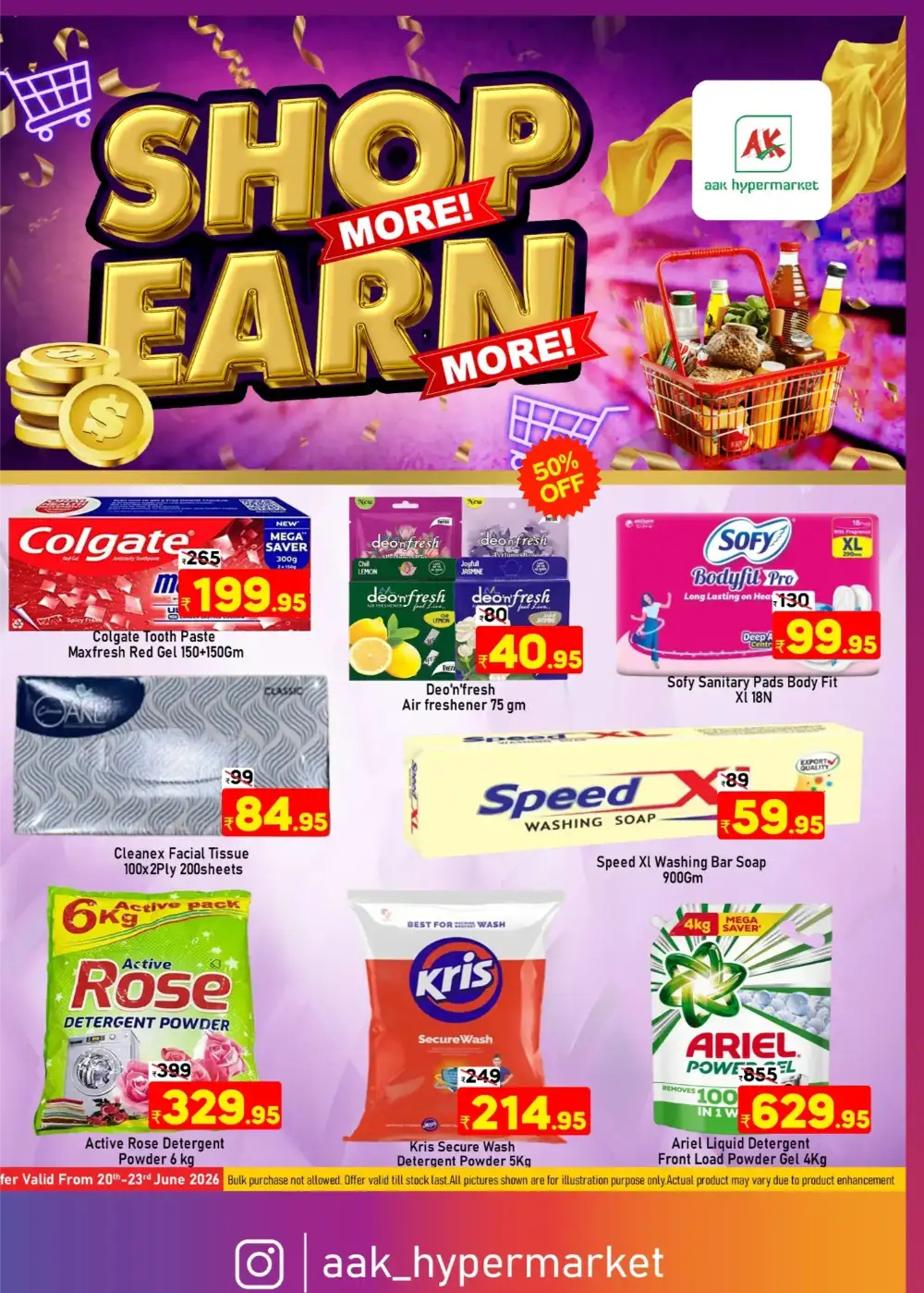 AAK Hypermarket Puthanathani Shop More Earn More Sale | Biggest Deals Today page 22