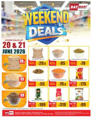 Weekend deals flyer cover