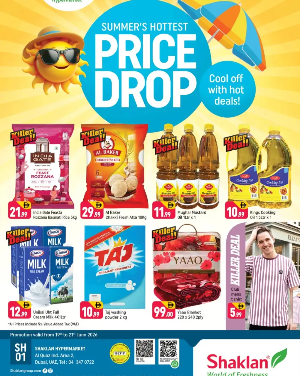 Shaklan Market Al Quoz Summer Price Drop Deals | Latest Leaflets page 1