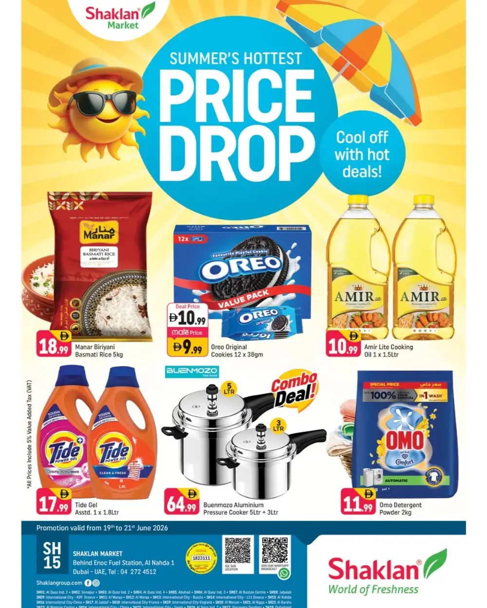 Shaklan Market Al Nahda Summer Price Drop Deals | Latest Leaflets page 1