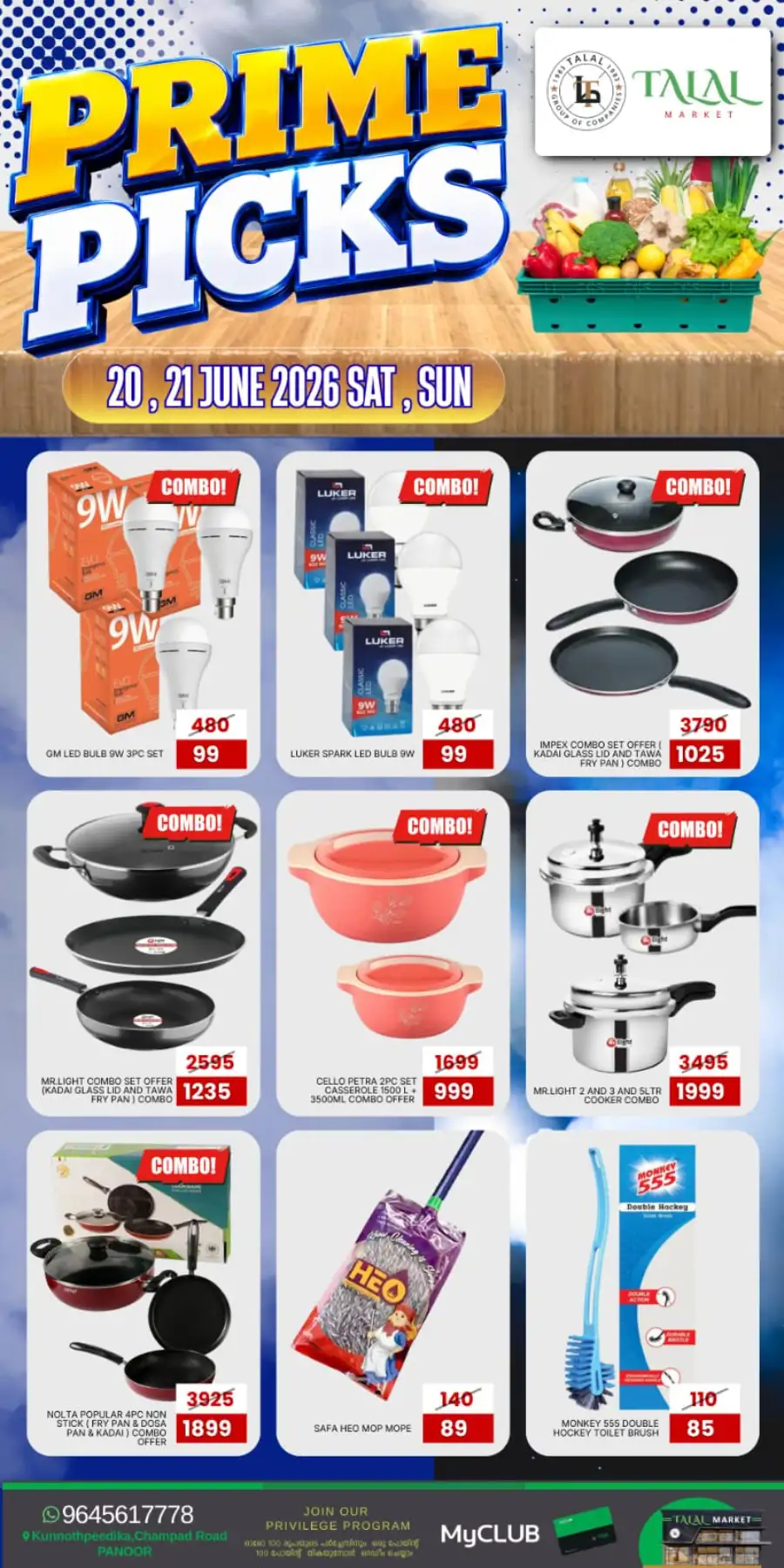 Talal Market Panoor Prime Picks Deals | Shop Today page 1