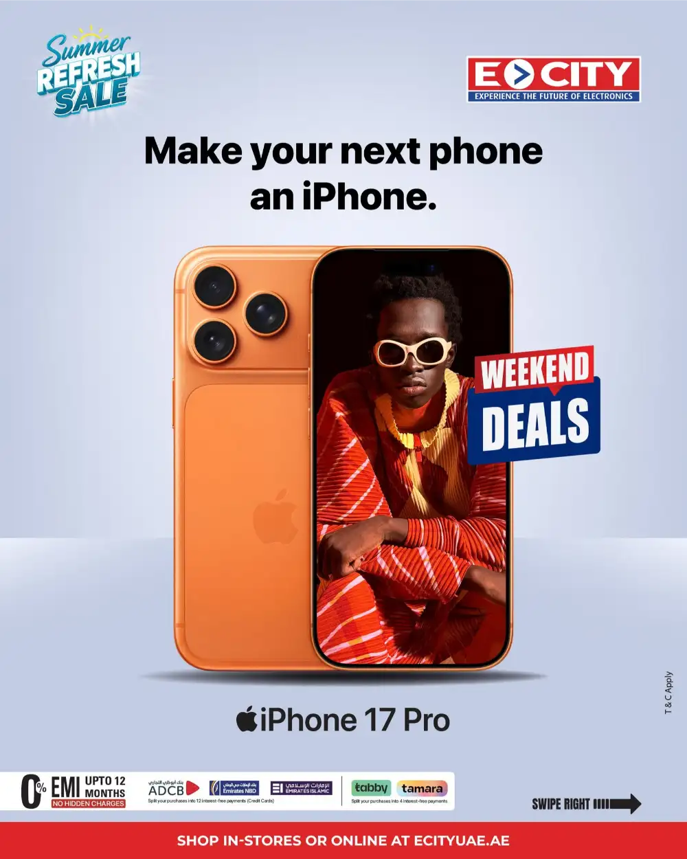 Ecity Electronics iPhone 17 Pro Weekend Deals | Latest Leaflets page 1