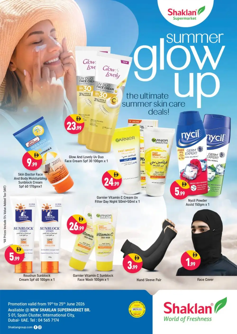 Shaklan Supermarket Dubai Summer Glow Up Offers | Latest Catalogue page 1