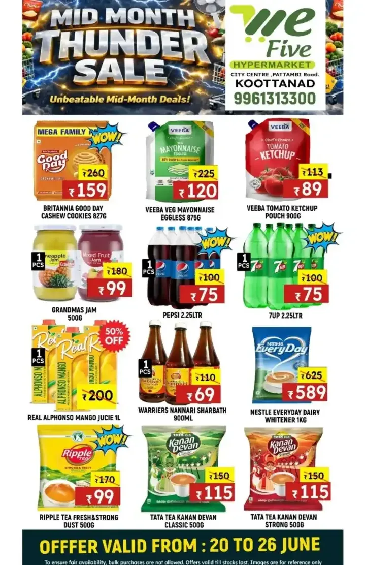 We Five Hypermarket Koottanad Mid Month Sale | Save Today page 3