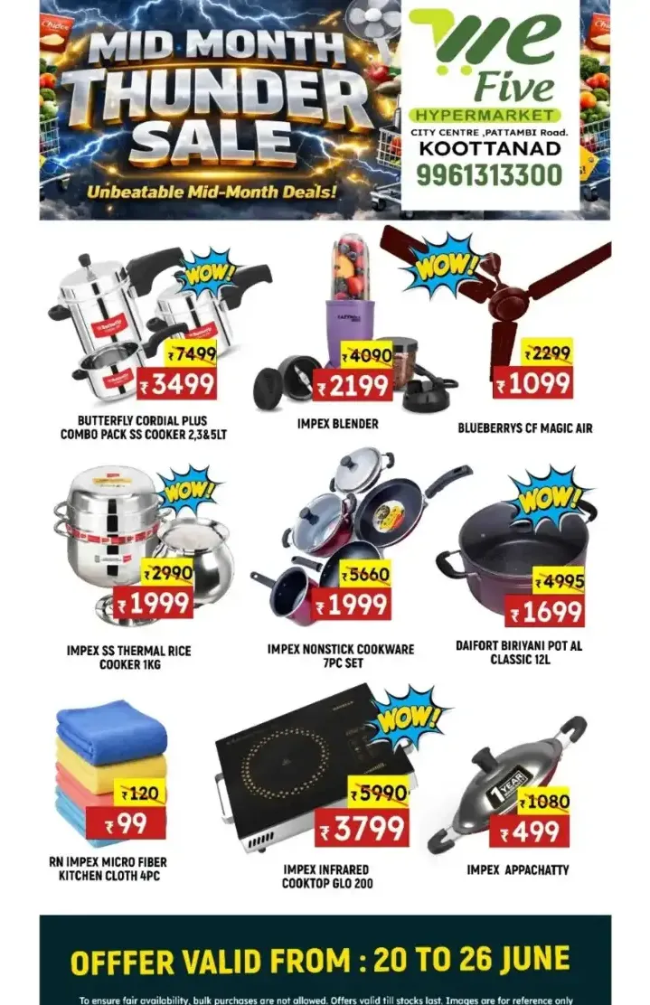 We Five Hypermarket Koottanad Mid Month Sale | Save Today page 4