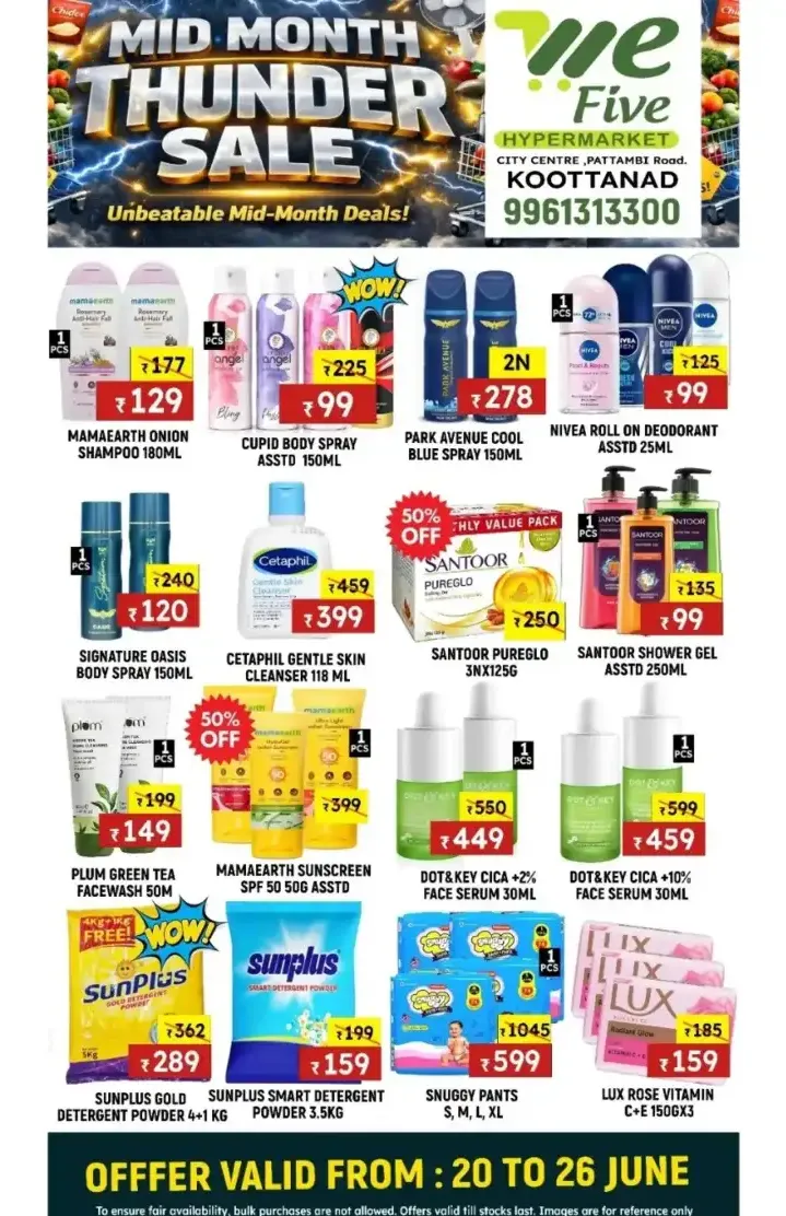 We Five Hypermarket Koottanad Mid Month Sale | Save Today page 8