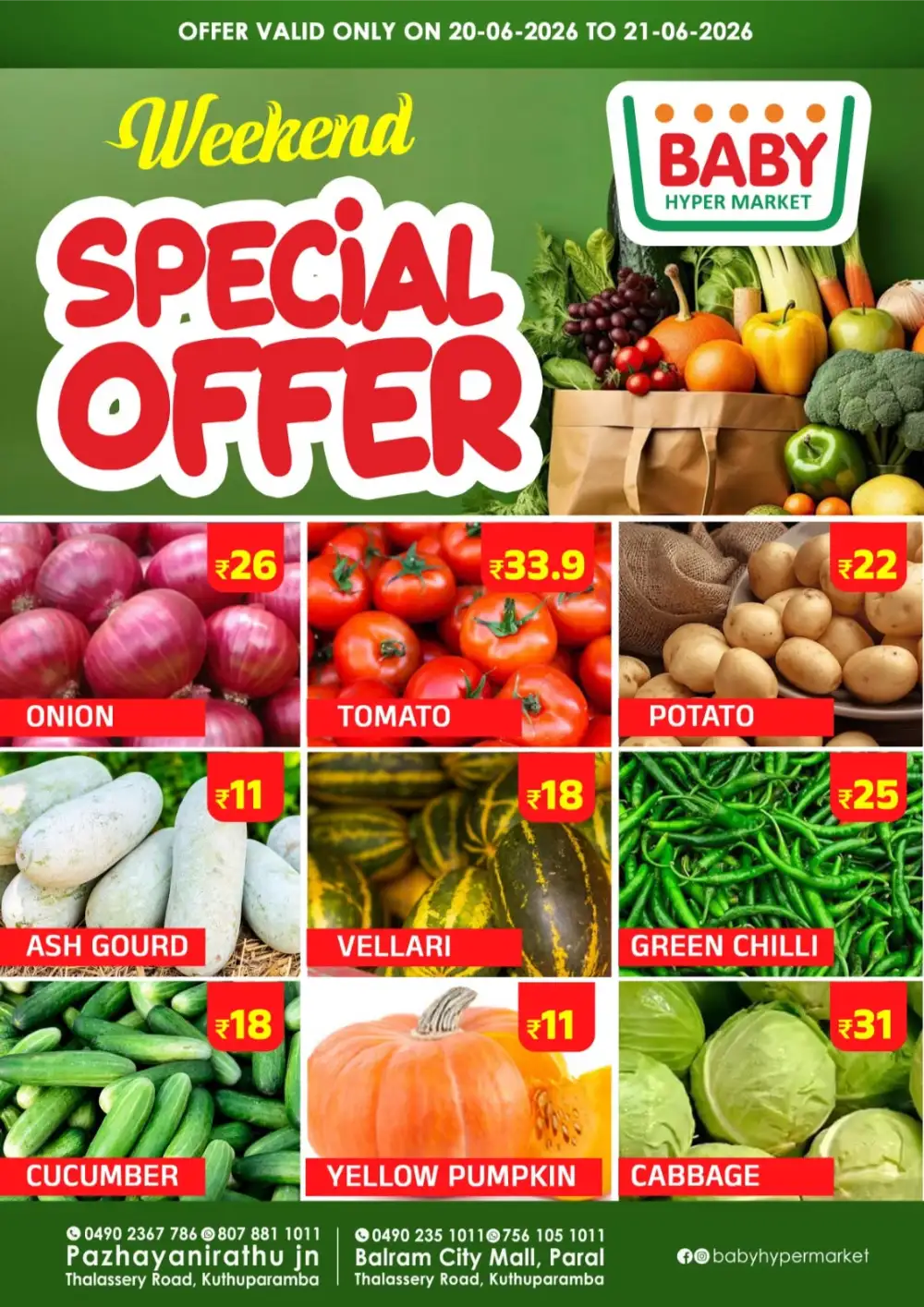 Weekend Special Offer page 1