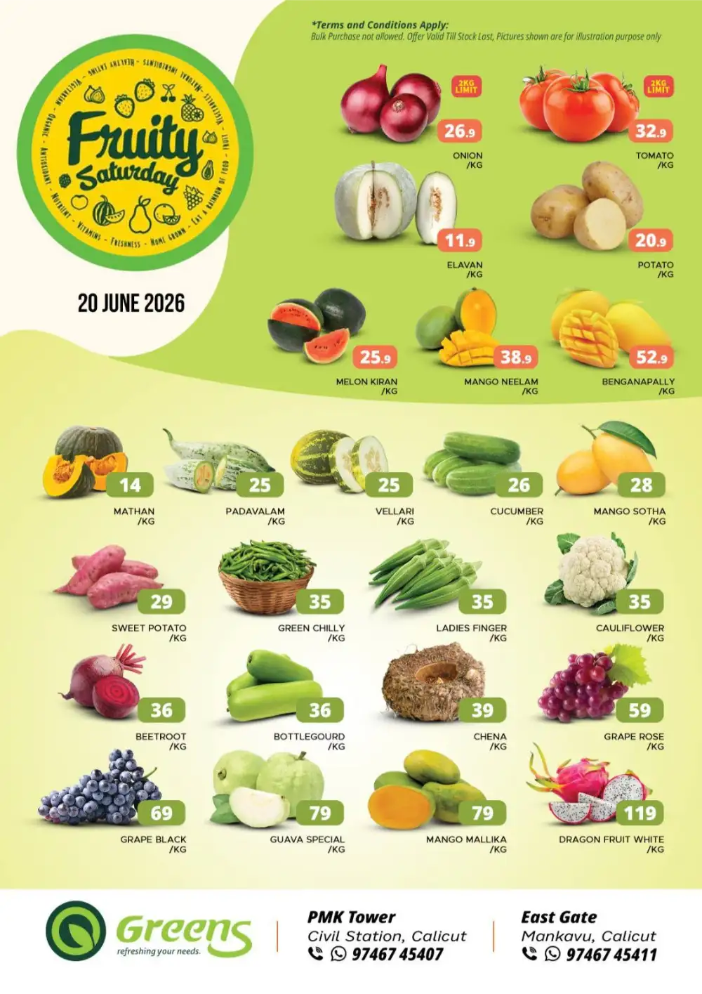 Greens Hypermarket Calicut Fresh Deals | Shop Now page 1