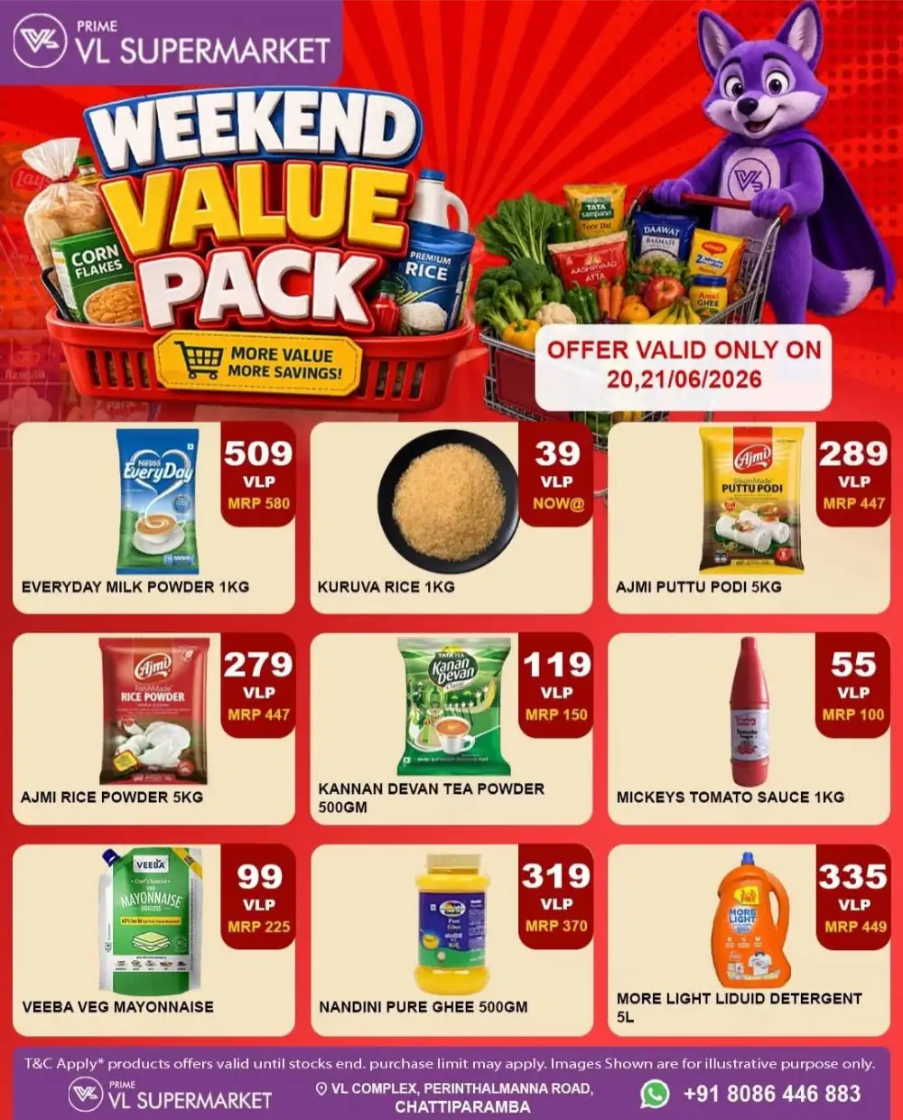 Prime VL Supermarket Chattiparamba Offers | Shop Today page 1