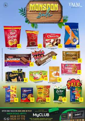 Talal Market Iritty Monsoon Sale Offers | Shop Today flyer cover