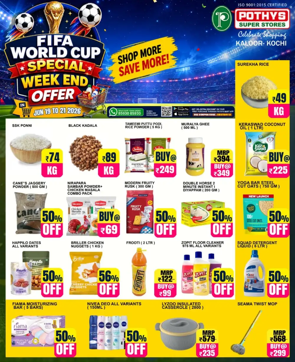 Pothys Super Stores Weekend Offers Kochi | Shop Today page 1