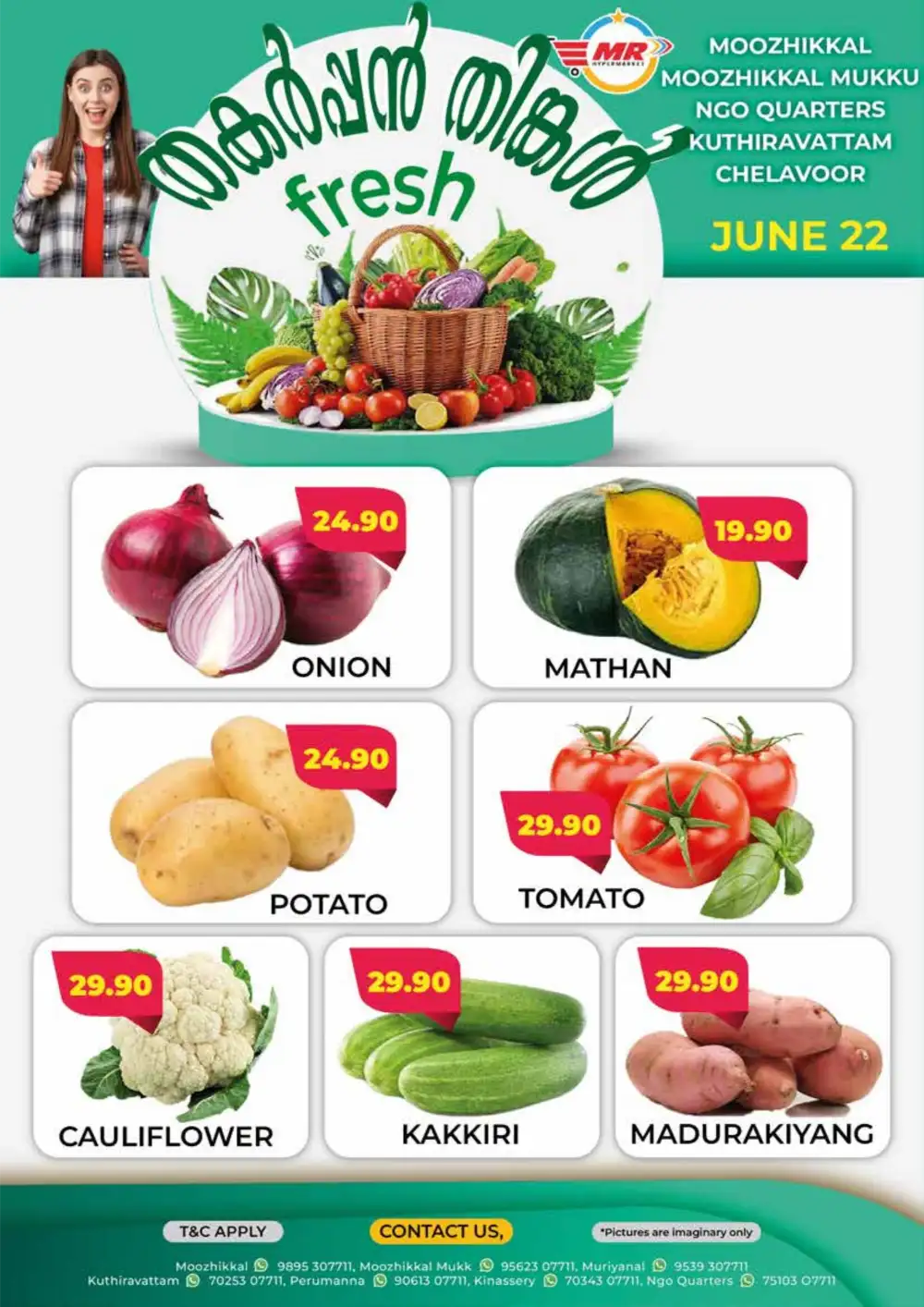 MR Hypermarket Monday Fresh Vegetable Price page 1