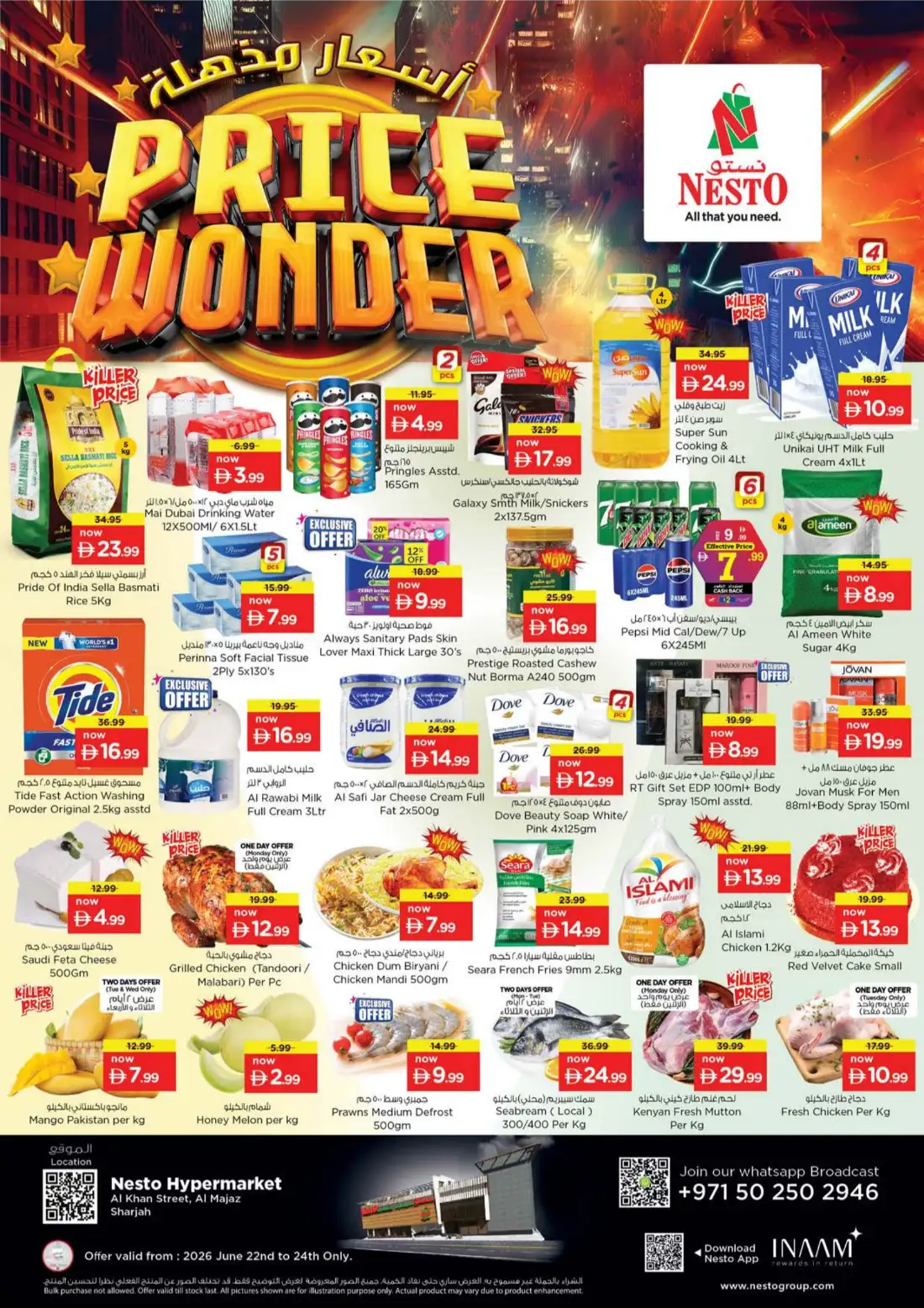Nesto Al Majaz Sharjah Price Wonder Deals | Latest Leaflets page 1